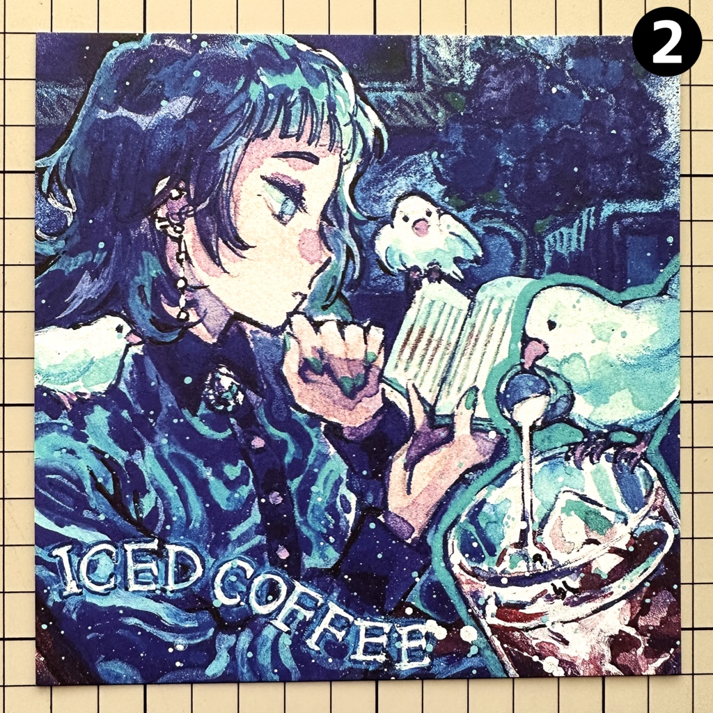 正方形ポストカード