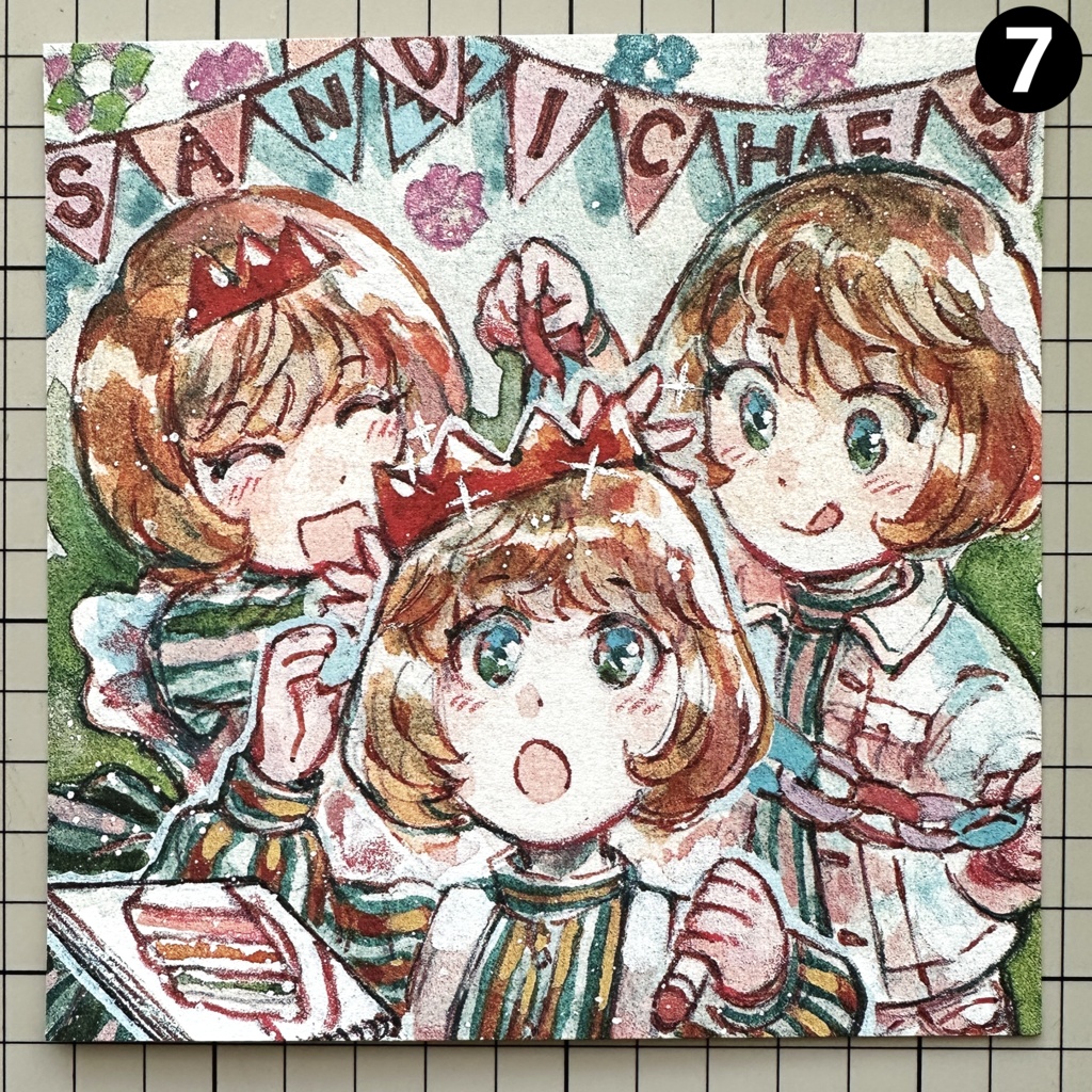 正方形ポストカード