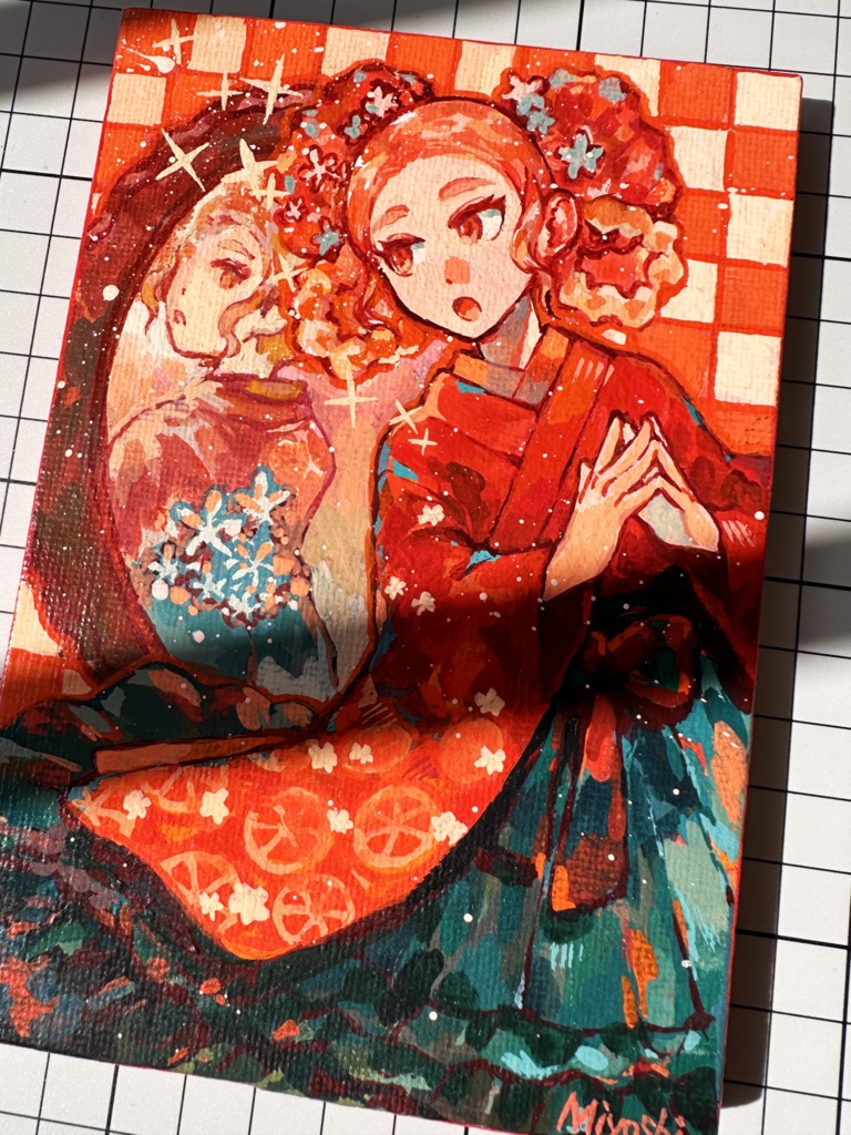 キャンバス作品(小)【あんみつガールズ】