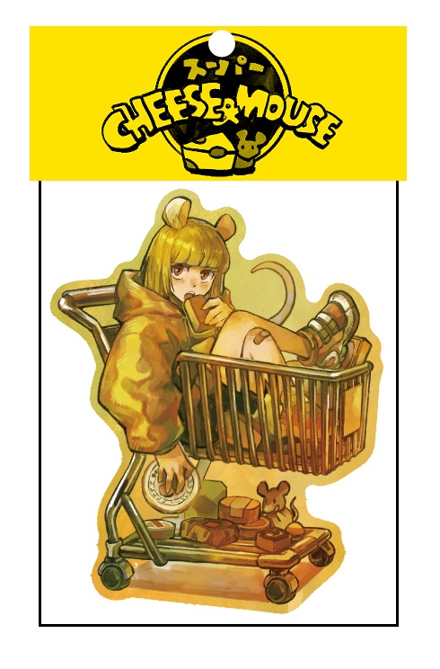 ステッカー(ねずみちゃん)