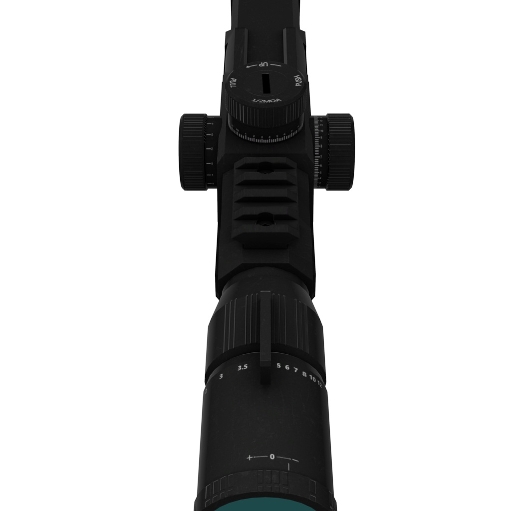【VRCHAT想定】Archangel 2-12x MPVOスコープ