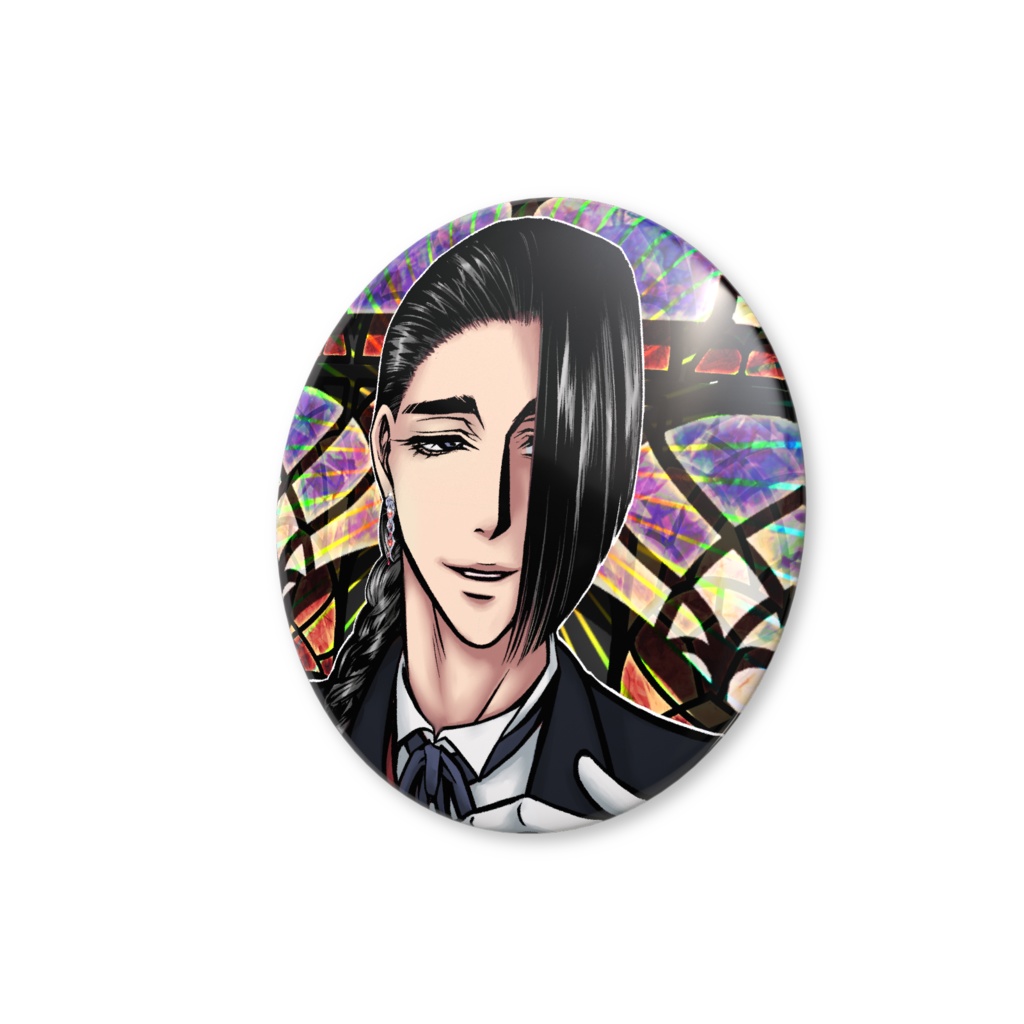 執事のライアー(缶バッチ)