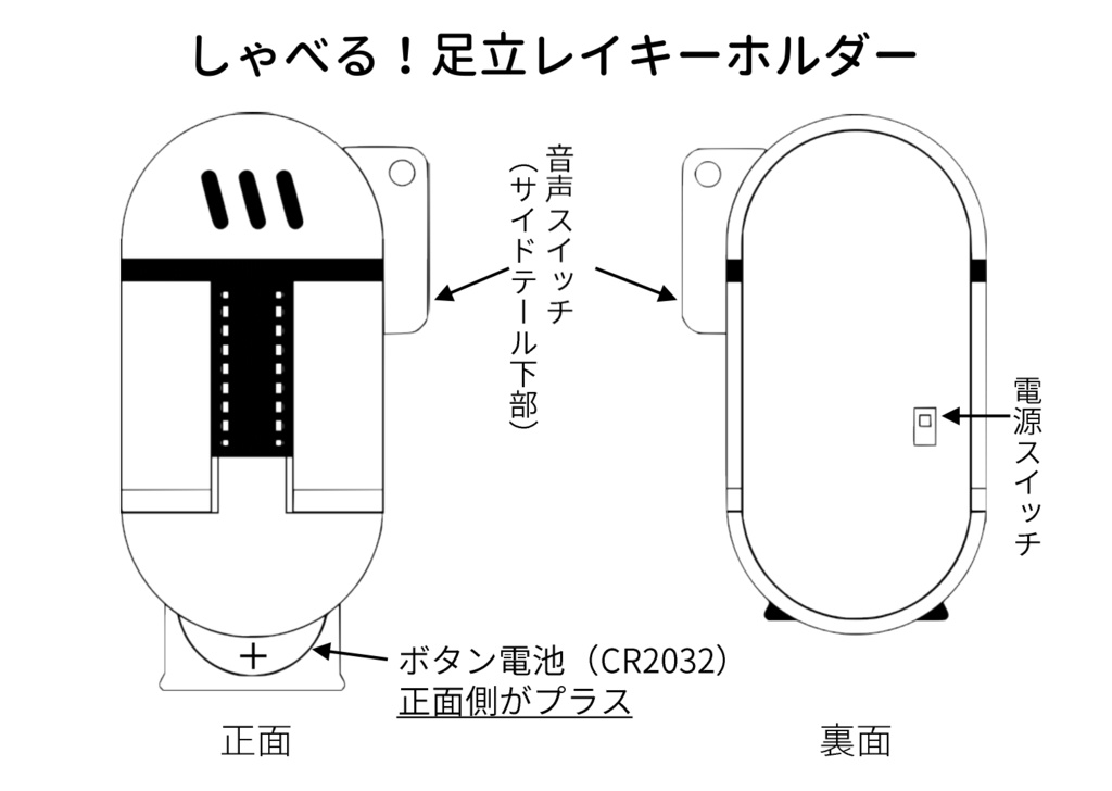 しゃべる!足立レイキーホルダー