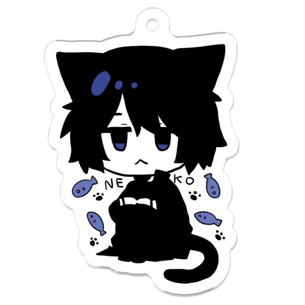 エドねこアクリルキーホルダー