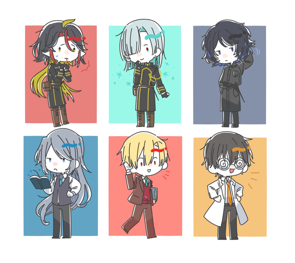 かんたんKW アクリルキーホルダー第1弾