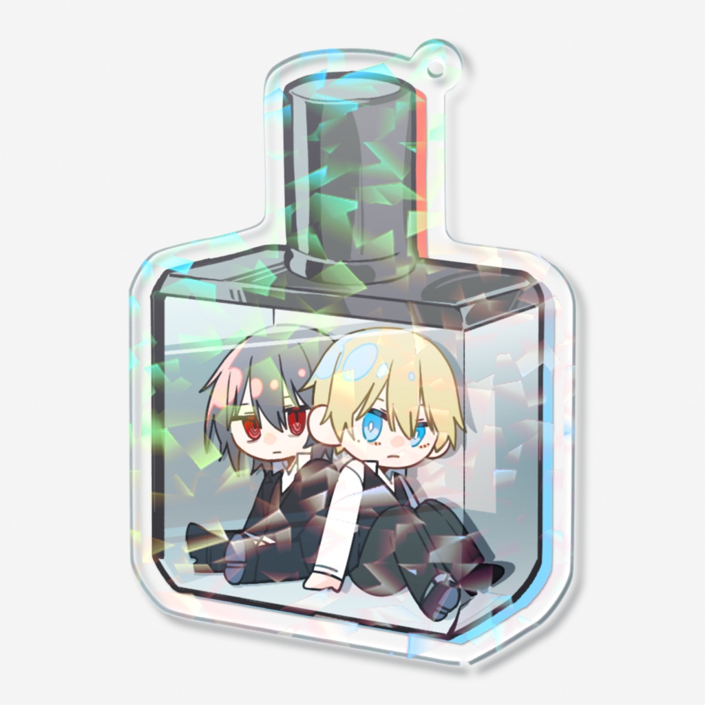 キミに届く頃には　香水瓶アクリルキーホルダー　三晩
