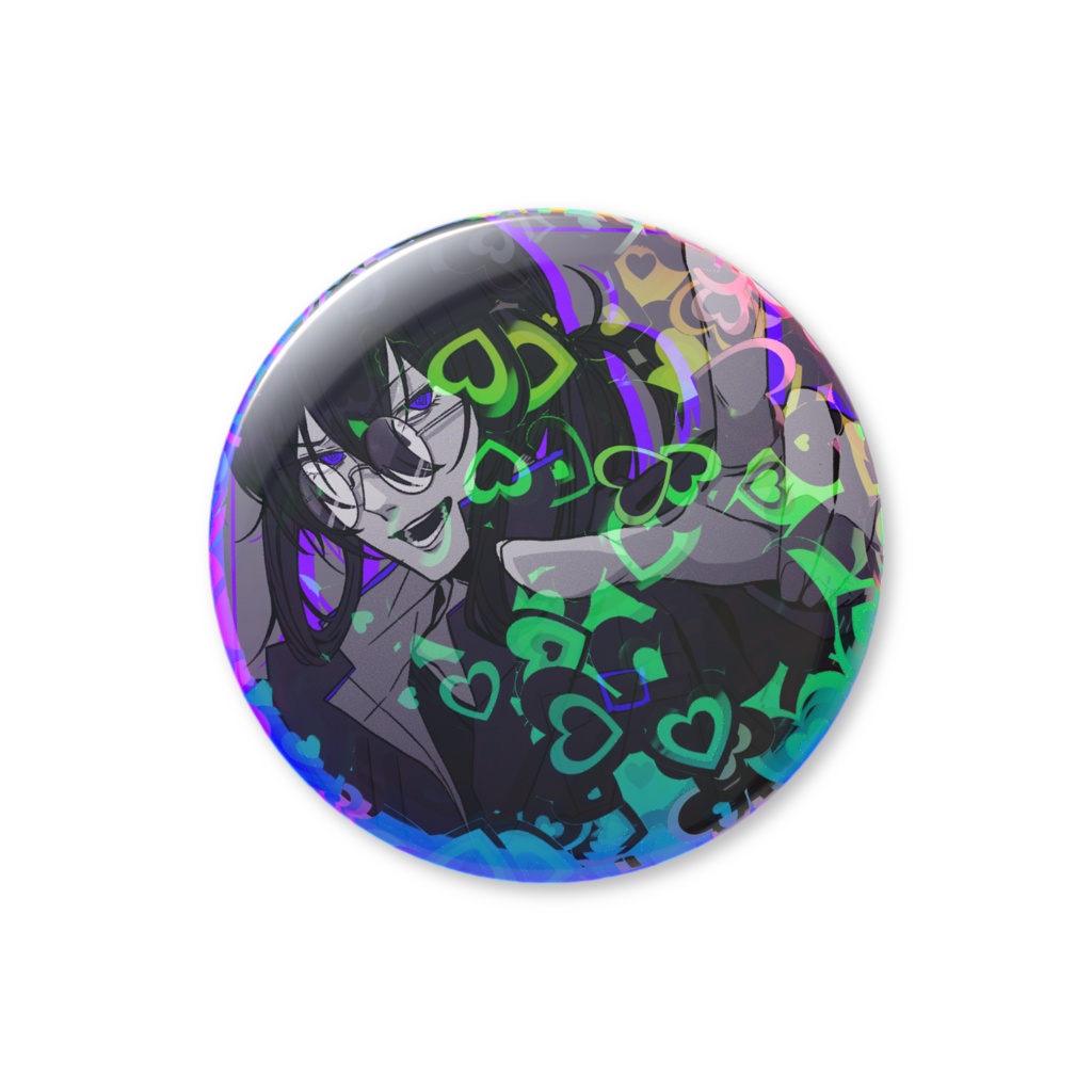 ホログラム缶バッジ α