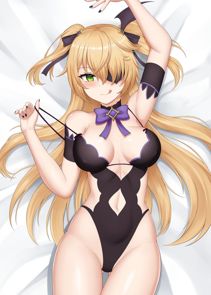 モナとフィッシュル (原神) 抱き枕カバー