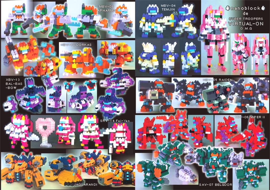 nanoblock de VIRTUAL-ON O.M.G