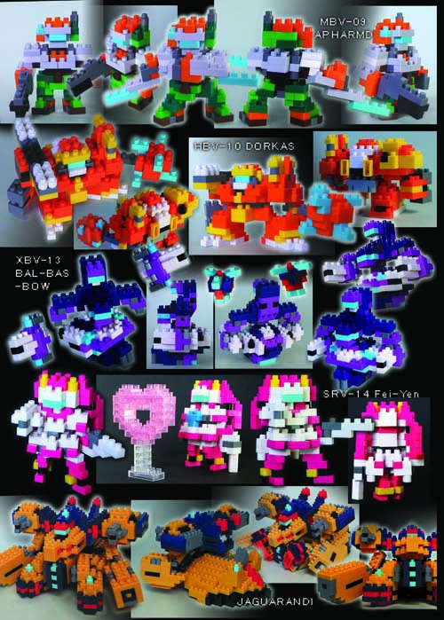 nanoblock de VIRTUAL-ON O.M.G