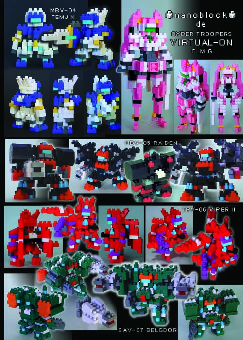 nanoblock de VIRTUAL-ON O.M.G