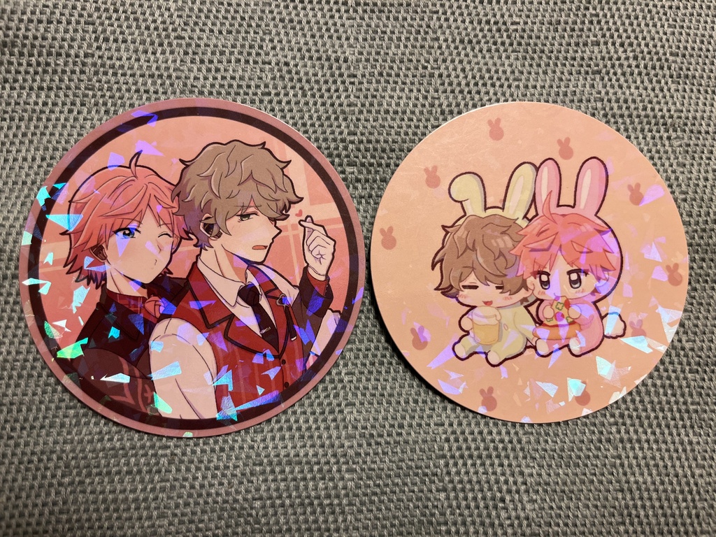 コースター2種 & シールセット【キスディノ】