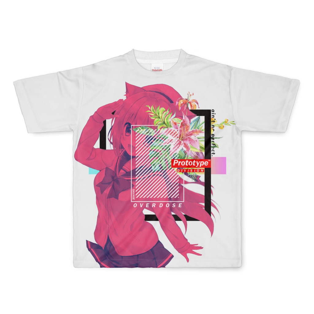 『RE』フルグラフィックTシャツ