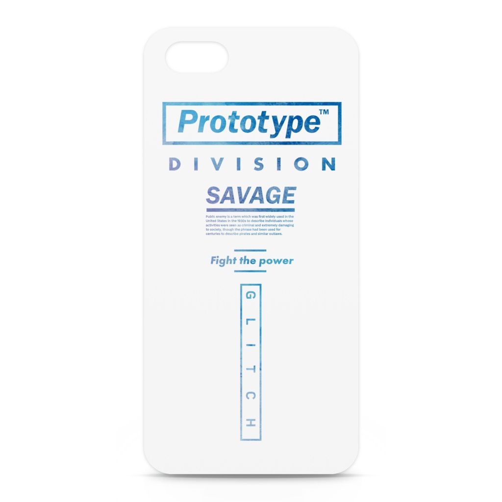 Prtototype Iphoneカバー0１(blue)