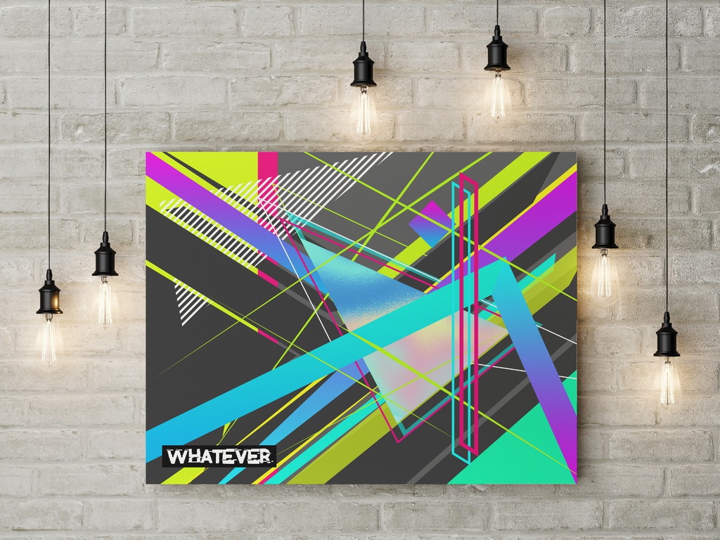 WHATEVER キャンバスアート