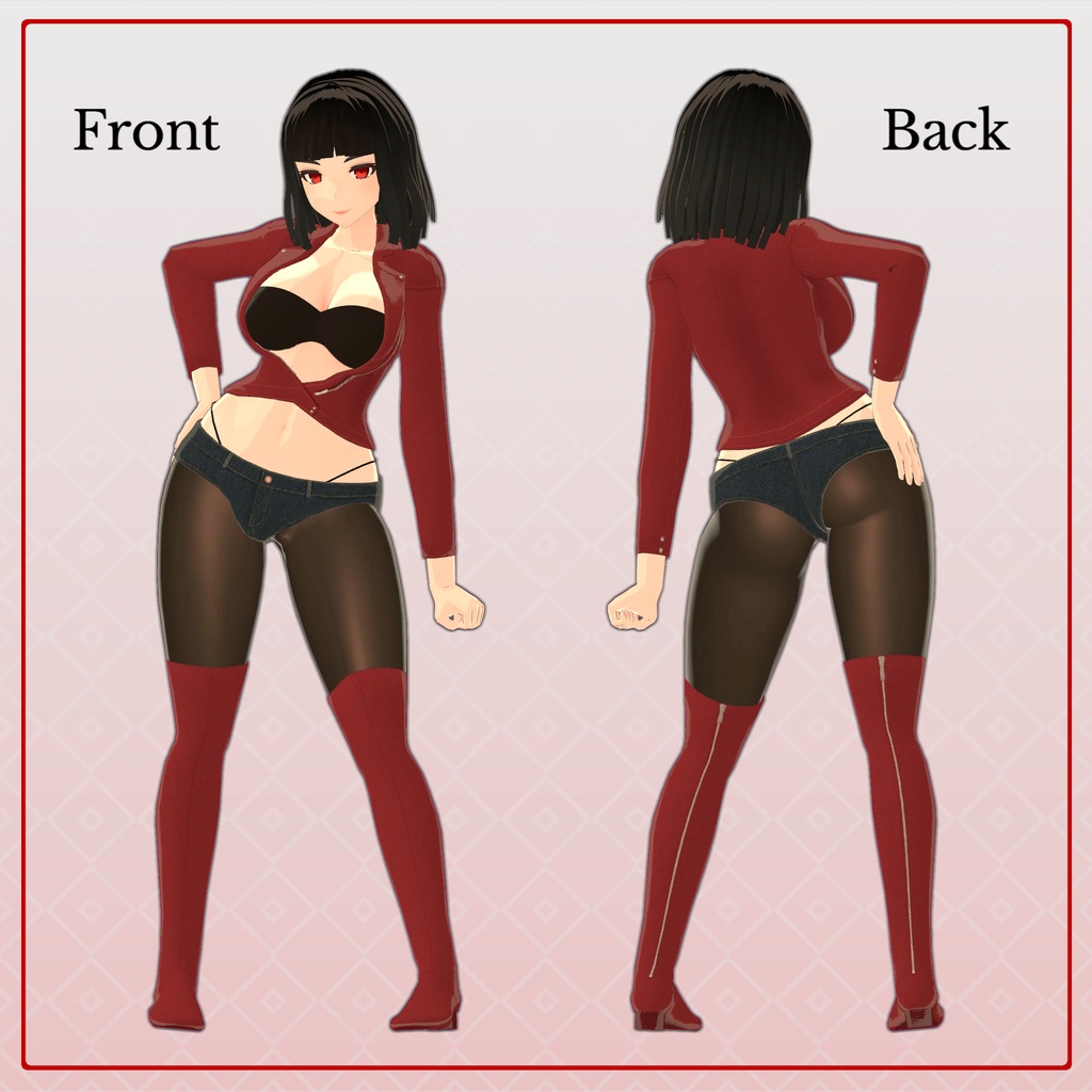 オリジナル3Dモデル 「ルネッタ-Lunetta-」