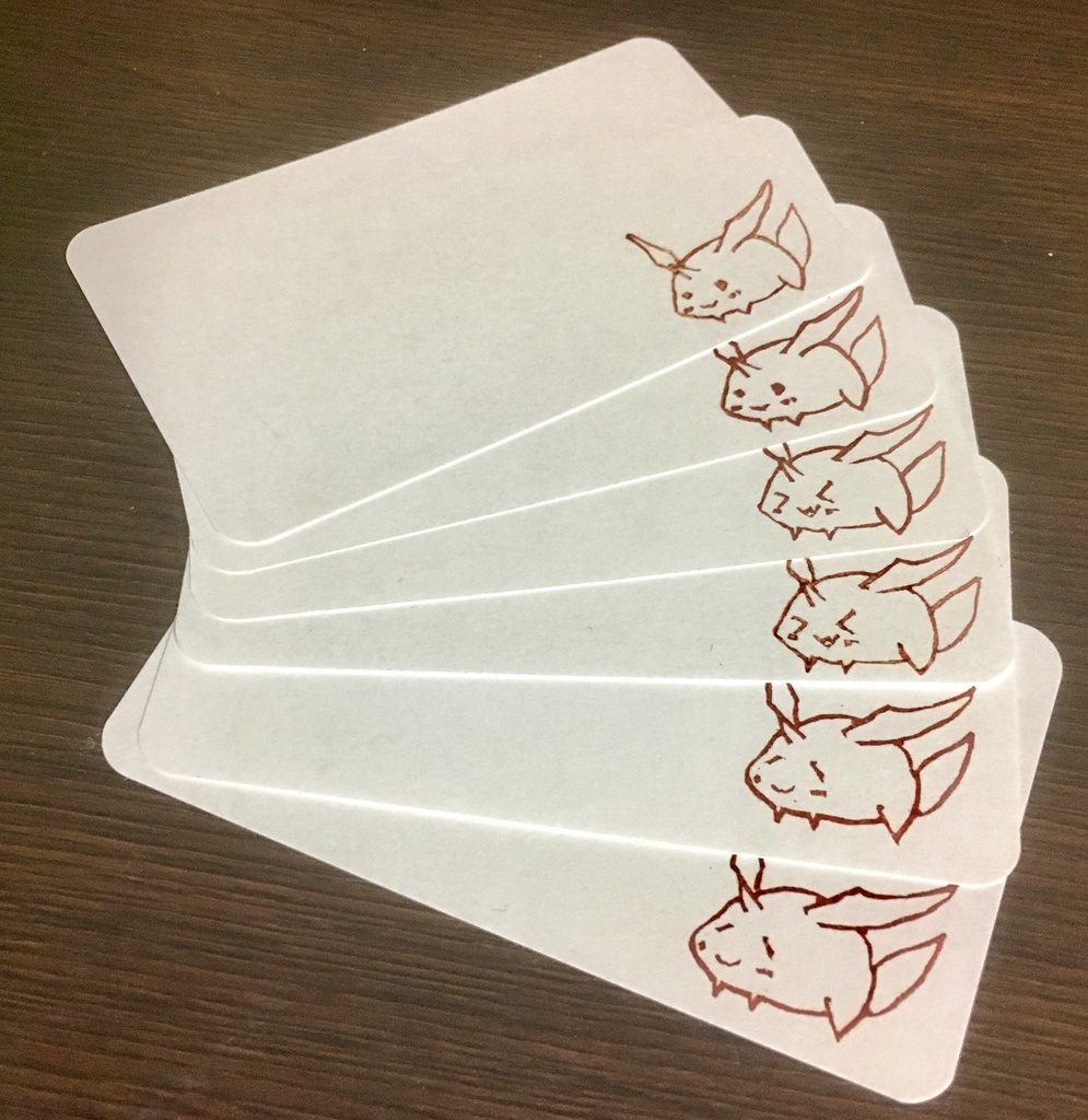 トトのメッセージカード