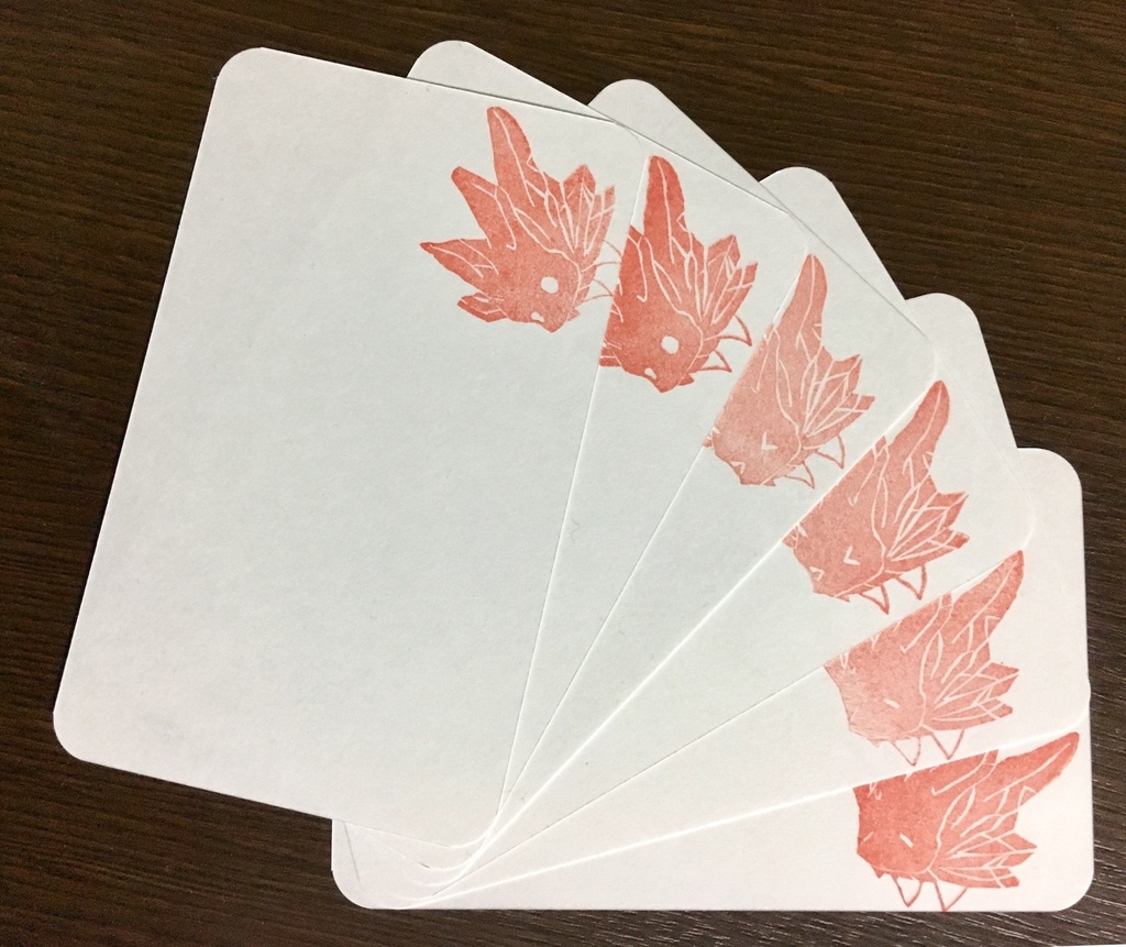 ツブティのメッセージカード