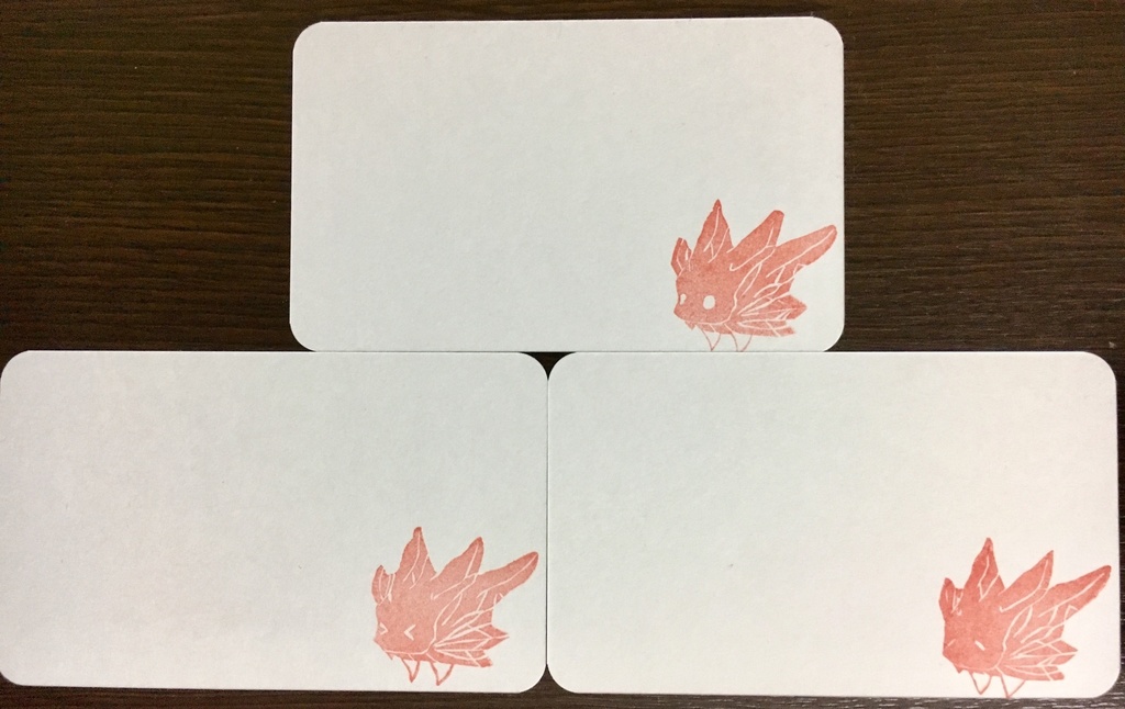 ツブティのメッセージカード