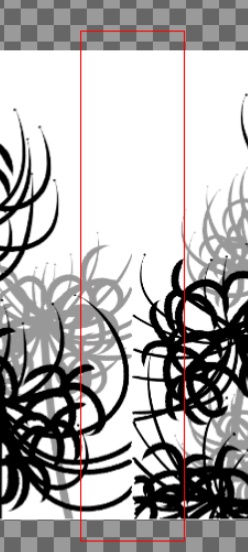 【黒】彼岸花マスキングテープ