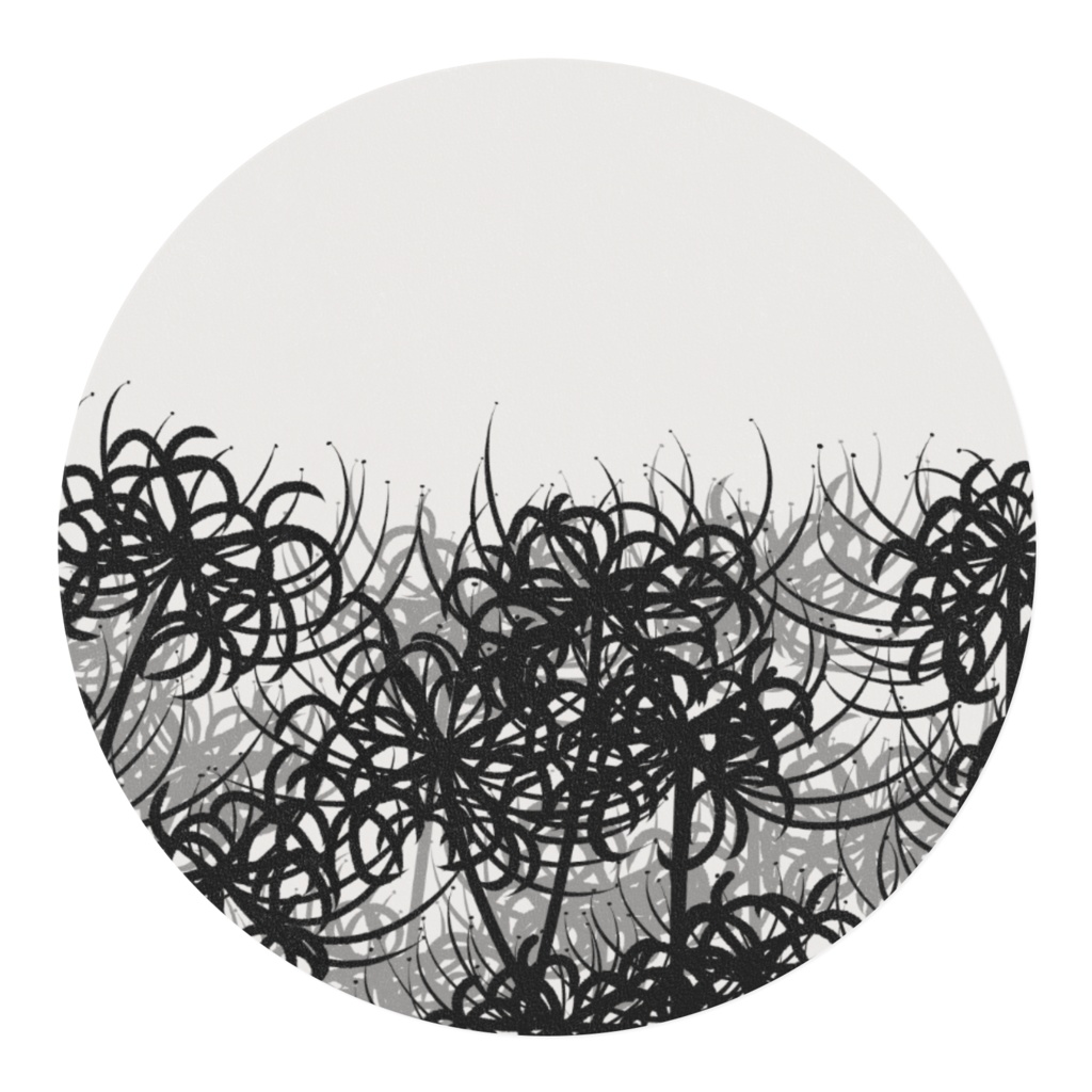 【黒】彼岸花マスキングテープ