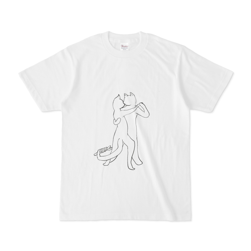 タンゴ踊る猫のシャツ