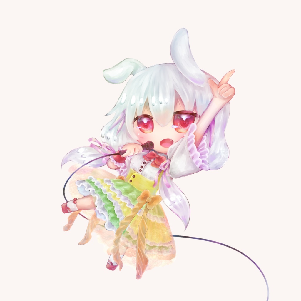 「兎乃マシロ」 デフォルメコースター