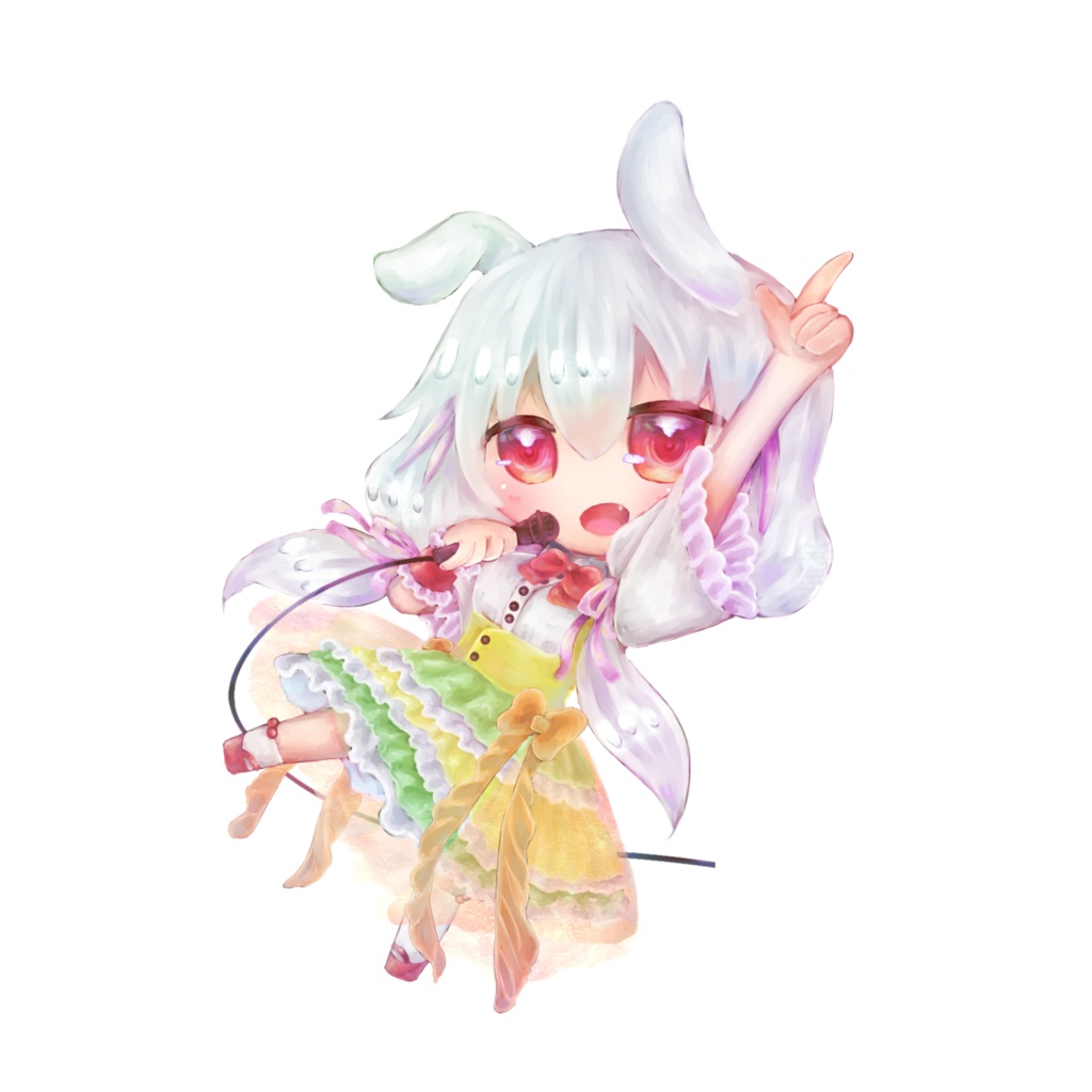 「兎乃マシロ」 アクリルキーホルダー