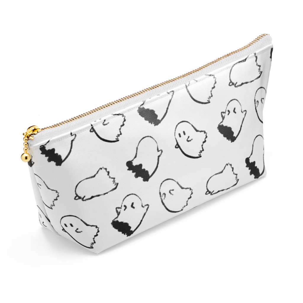 シーツおばけのポーチ