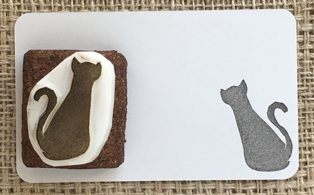 黒猫のはんこ(4)