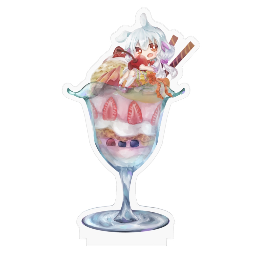 「兎乃マシロ」パフェスタンド