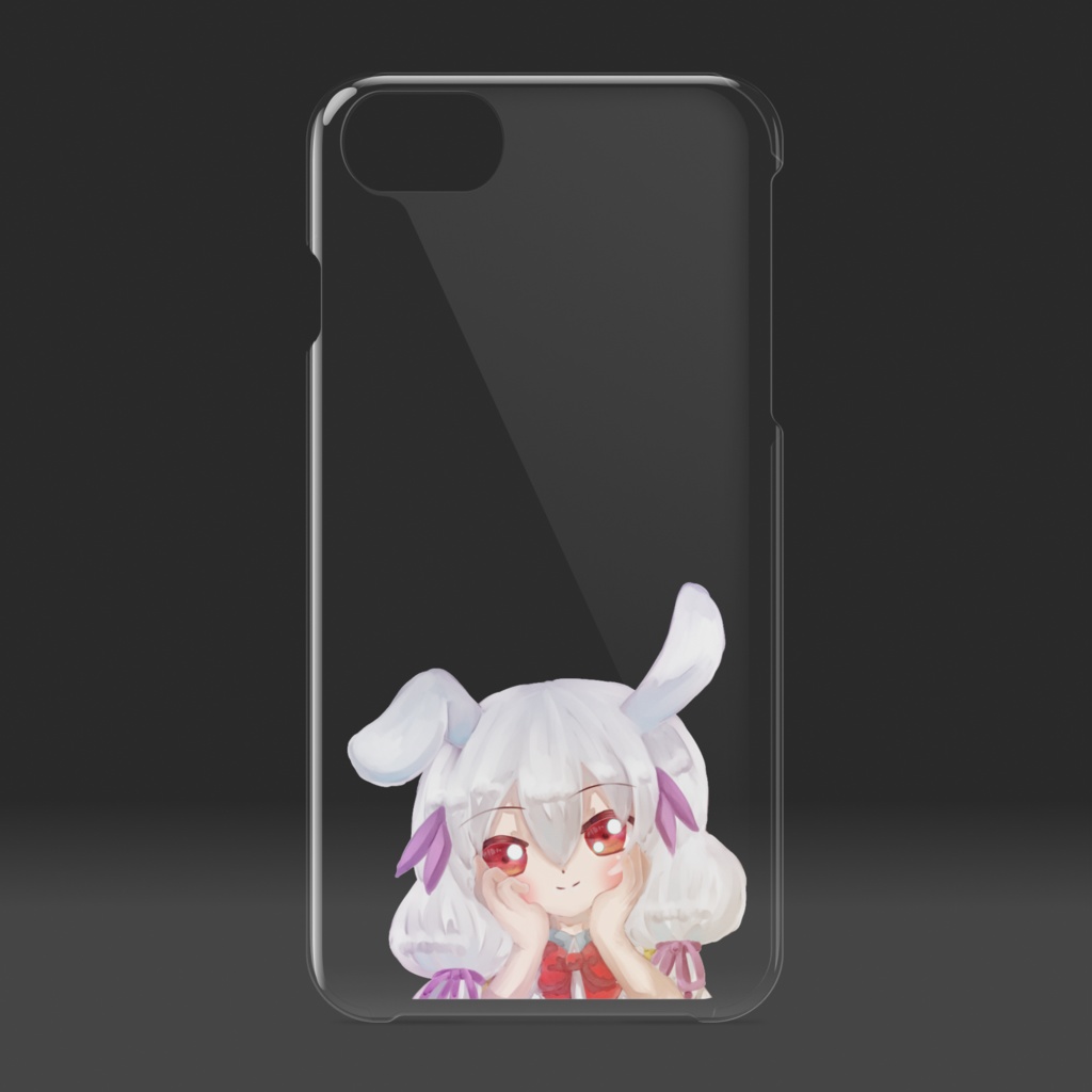 「兎乃マシロ」クリアiPhoneケース