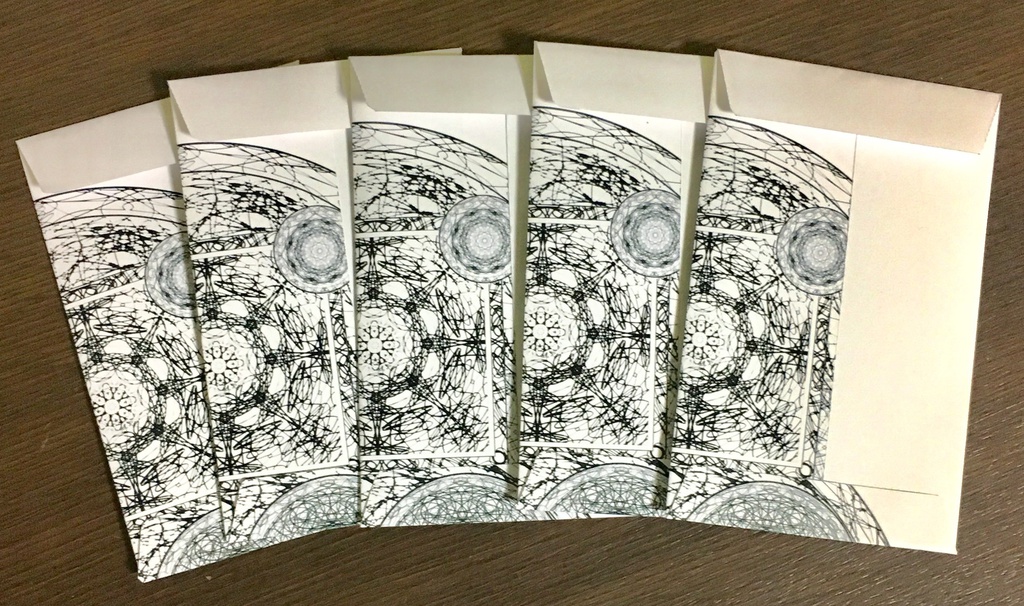 魔法陣のポチ袋(単色)