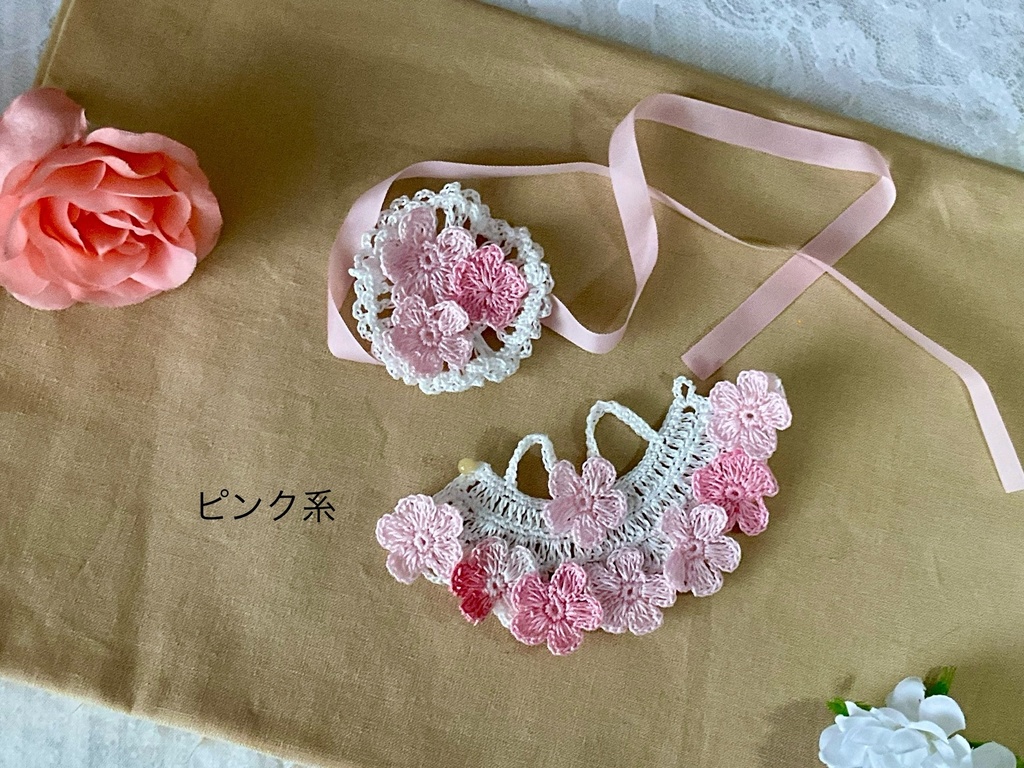 子羊ちゃんのお花のドレスセット