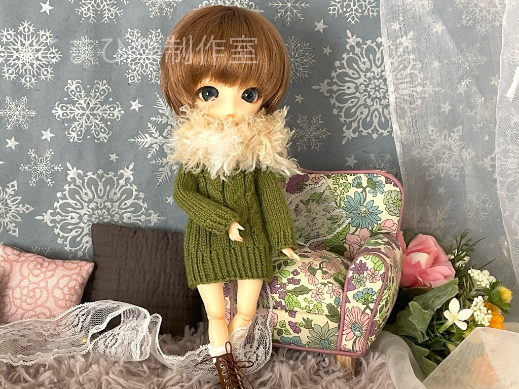 ハルモニアシリーズ向けニットワンピース