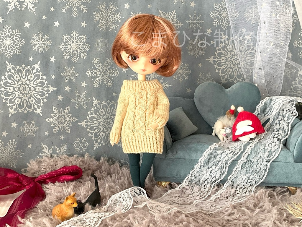 ハルモニアシリーズ向けニットワンピース