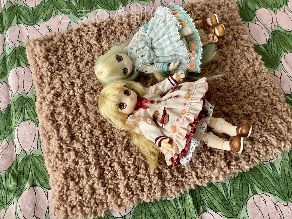 ドール用 もこもこラグ