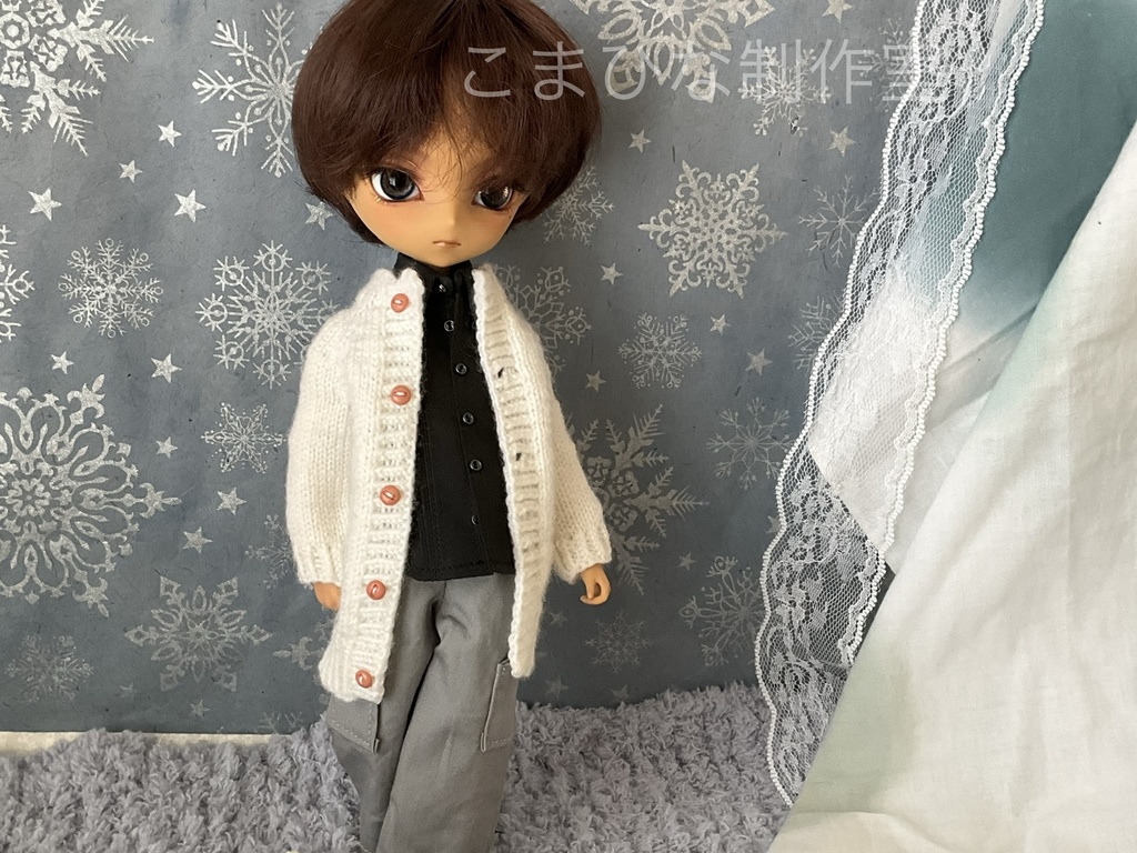 ハルモニアシリーズ向け ロングニットカーディガン(rootサイズ)