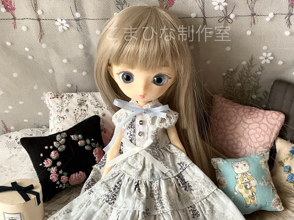 20㎝サイズドール向け レースつけ襟