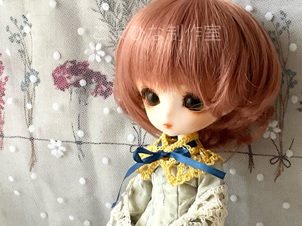 20㎝サイズドール向け レースつけ襟