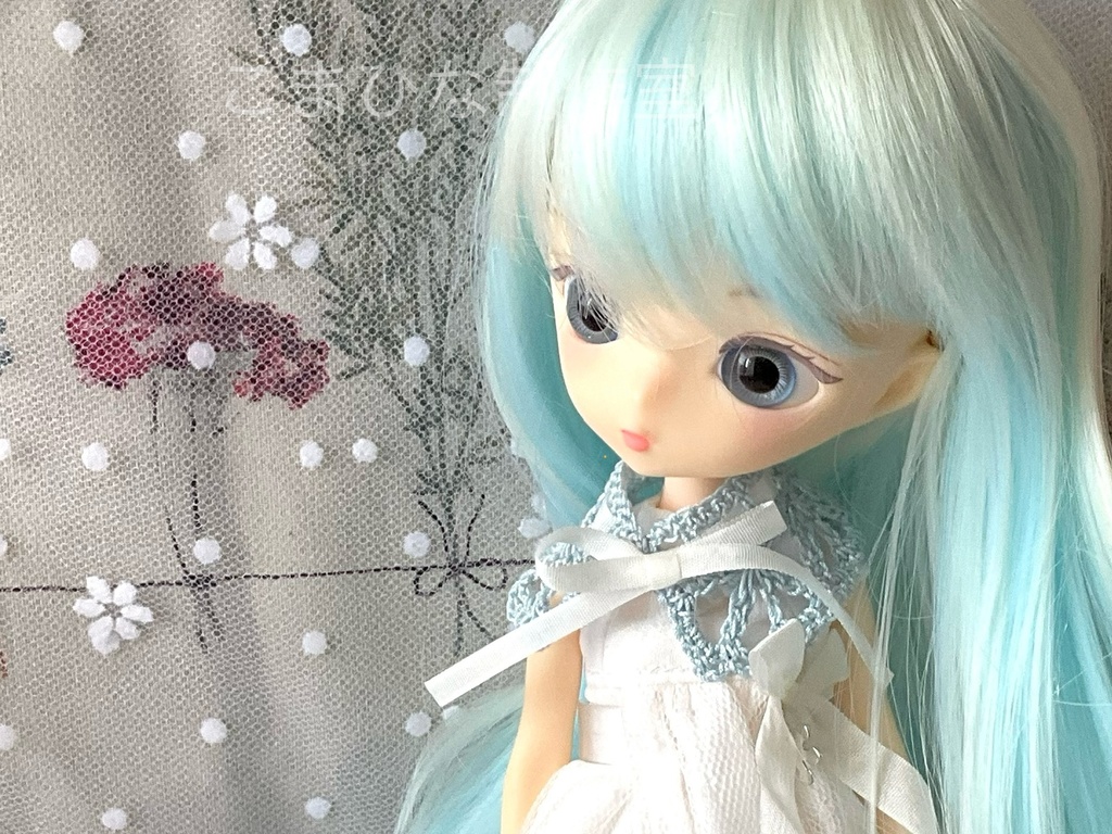 20㎝サイズドール向け レースつけ襟