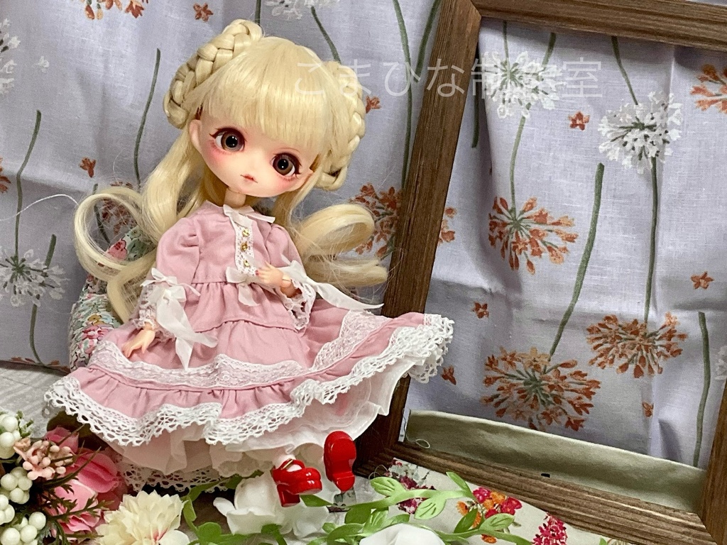 ハルモニアシリーズ向け ワンピースセット 「春に沈む」