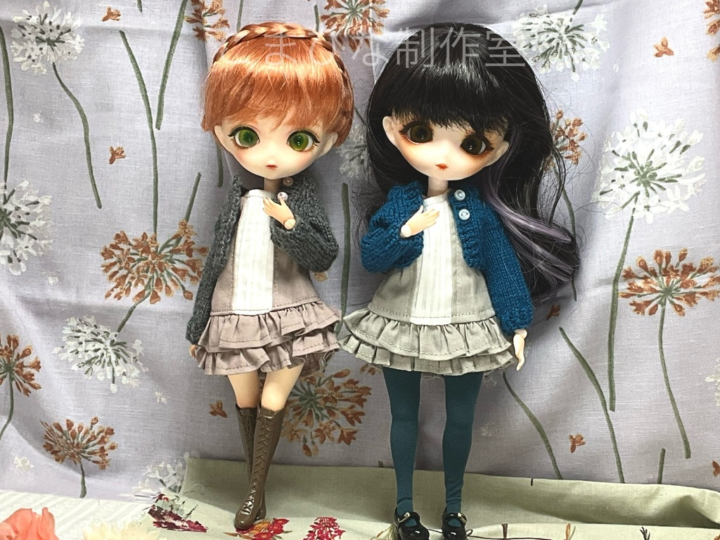 ハルモニアシリーズ向け ショートカーデ+ミニワンピースセット