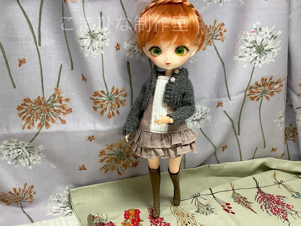 ハルモニアシリーズ向け ショートカーデ+ミニワンピースセット