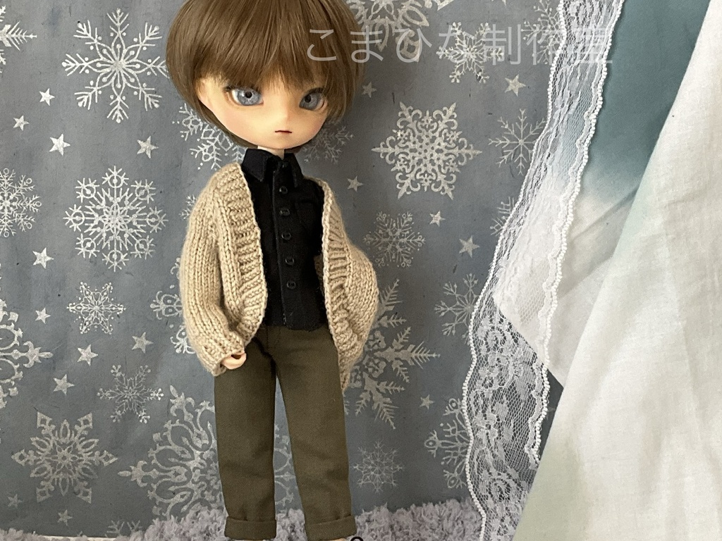 ハルモニアシリーズ向けコクーンカーディガン(Rootサイズ)