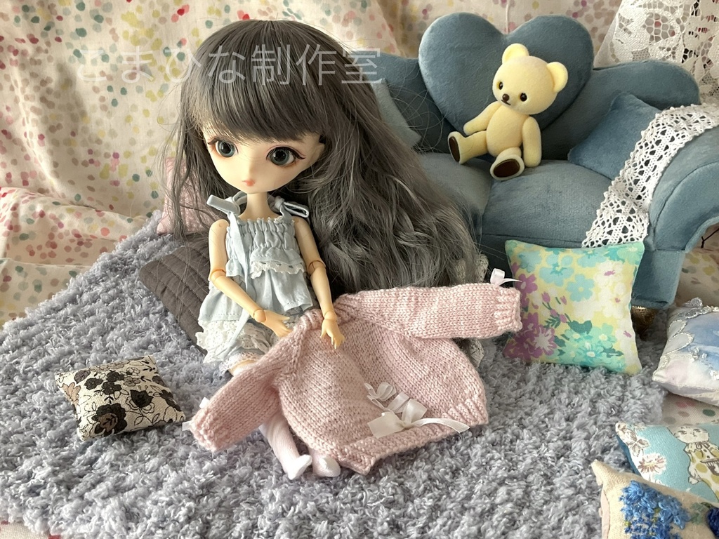 suko×こまひな制作室コラボ ドルチェルームウェアニットセット