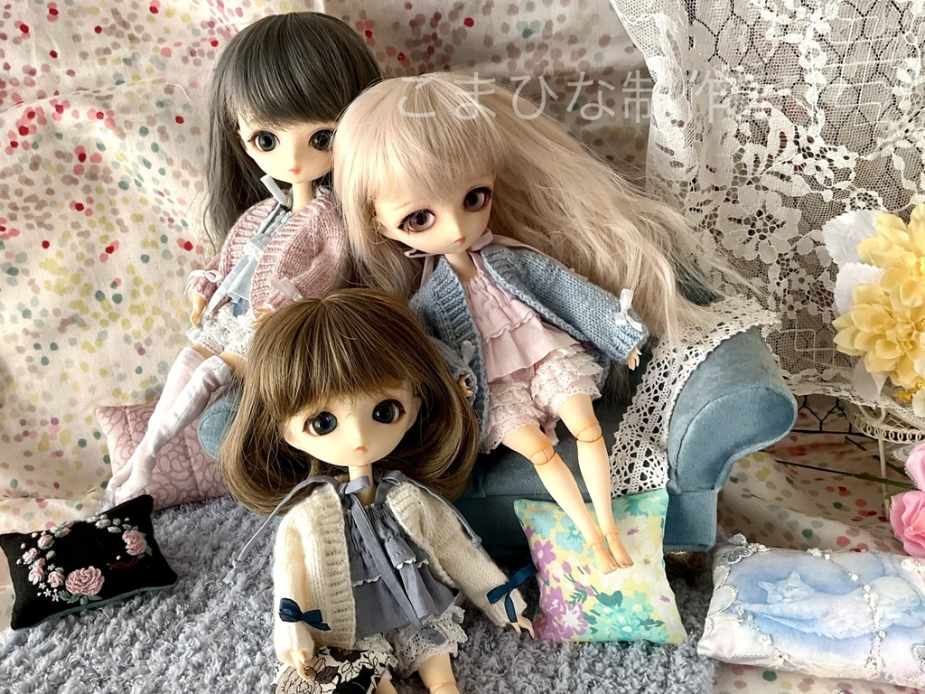 suko×こまひな制作室コラボ ドルチェルームウェアニットセット