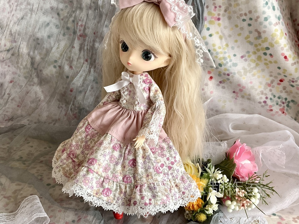 ハルモニアシリーズ向け 春のおでかけワンピースセット