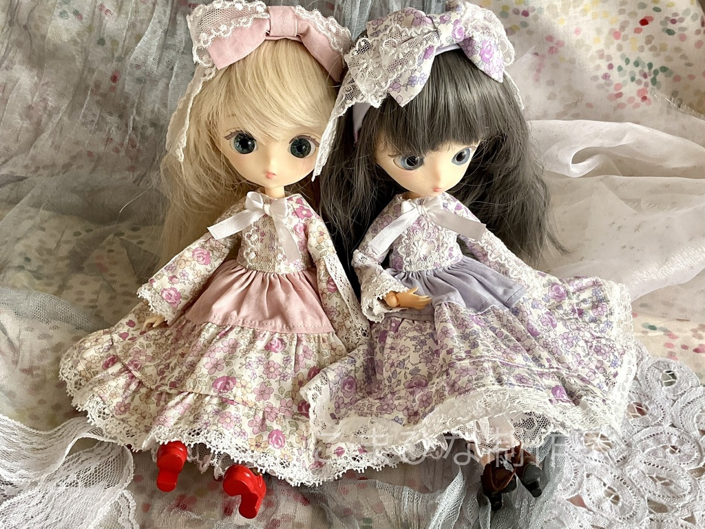 ハルモニアシリーズ向け 春のおでかけワンピースセット