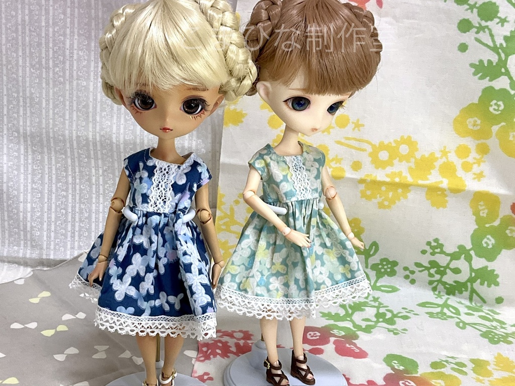 ハルモニアシリーズ向け 夏のノースリーブワンピース